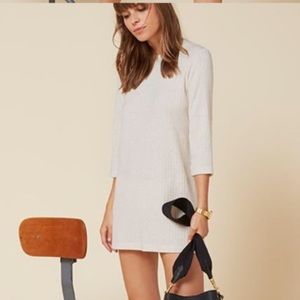 Reformation knit 3/4 sleeve dress